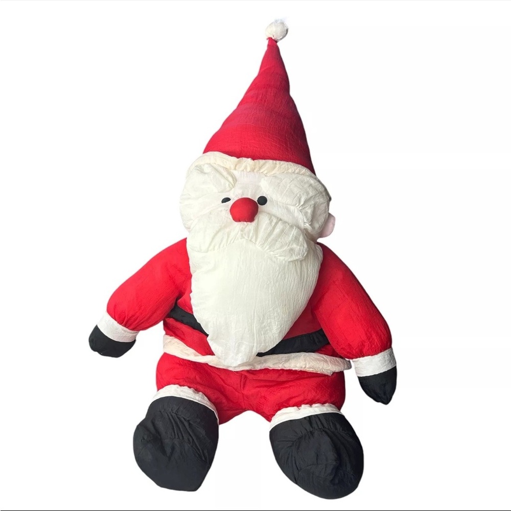 vintage santa Nylon plush stuffed